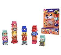 Simba Toys Bloxies Figure Serie II (4 Pezzi) -Animale da impilare e da Collezionare, Divertente Effetto Movimento, 4,5 cm, Selezione Casuale, Giocattolo a Partire dai 3 Anni, 105952634