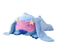 Simba Toys Disney Snuglets Wellbeing Peluche Stitch sdraiato 40 cm - morbido con maschera per dormire e piacevole peso aggiuntivo circa 1500 g - adatto fin dai primi mesi di vita - bel regalo