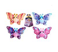 Farfalla di peluche Fluffyfly 12 cm - ali gonfiabili, 4 colori
