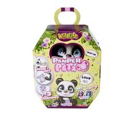 Simba Toys Pamper Petz Panda 15 cm - Giocattolo interattivo morbido per anima...