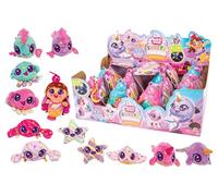 Simba Toys - Pearly Pods Sweety Friends, 12 pezzi, assortiti, viene fornito solo un articolo, peluche con effetto luminoso, 8 cm, rara sirena e perla, ciondolo a conchiglia, a partire dai 3 anni in su