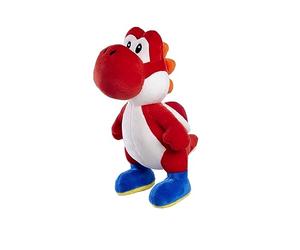 Simba Toys - Super Mario Yoshi peluche rosso ca 20 cm - morbido e colorato - bello da coccolare e giocare - adatto fin dai primi mesi di vita - regalo adatto per bambini e appassionati di Mario