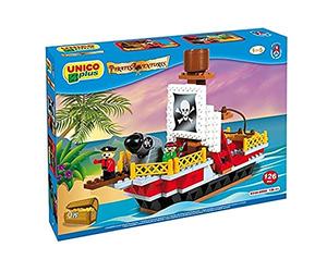 Simba Unico Androni Plus 8536 - Pirati - Barca 126 Pezzi