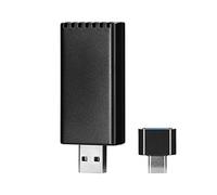 SIMBAE Adattatore Wireless Carplay Dongle Auto Cablato con Wireless Carplay Box USB-A/USB-C Plug & Play compatibile con CarPlay Car Cablato di fabbrica