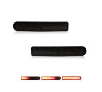 SIMBAE Faretti Fendinebbia 1/2x Universale Per 36LED Per Corsa E Jogging Posteriore Della Lampada Nebbia 24V Auto Fanale Impermeabile Rimorchio Camion Guida Per Caravan Traino(Smoked Lens)