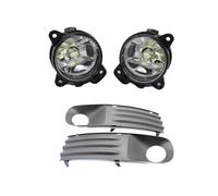 SIMBAE Faretti Fendinebbia Fendinebbia Per VW Per Transporter Per T5 Per Multivan Per Caravelle 2003-2010 Kit Cablaggio Interruttore Griglia Coprilampada Nero A LED(LED and frame)