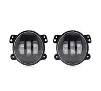 SIMBAE Fendinebbia Luci Fendinebbia A LED 4 Pollici 60 W Luce Diurna Bianca Ambra Indicatori Direzione Per Jeep, Per Wrangler JK LJ TJ Per Dodge Per Journey Magnum ATV(No halo)