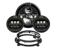 Simbae Per Electra Per Glide Per Strada Per King Per Faro LED Da 7 Pollici + Fendinebbia 4,5 Anello Montaggio Staffa Parti Touring Fendinebbia Anteriore