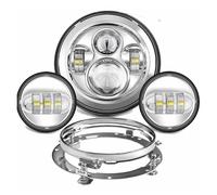 Simbae Per Electra Per Glide Per Strada Per King Per Faro LED Da 7 Pollici + Fendinebbia 4,5 Anello Montaggio Staffa Parti Touring Fendinebbia Anteriore
