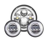 Simbae Per Electra Per Glide Per Strada Per King Per Faro LED Da 7 Pollici + Fendinebbia 4,5 Anello Montaggio Staffa Parti Touring Fendinebbia Anteriore