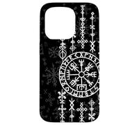 Simboli classici delle rune norrene - bussola vichinga celtica Vegvisir Custodia per iPhone 15 Pro