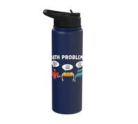 Simboli dei problemi matematici Divertente il meme Stainless Steel Insulated Water Bottle