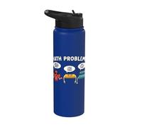 Simboli dei problemi matematici Divertente il meme Stainless Steel Insulated Water Bottle