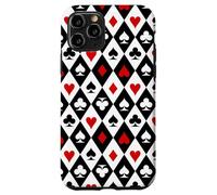 Simboli dei semi delle carte da gioco, modello magico Custodia per iPhone 11 Pro