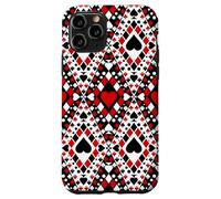 Simboli dei semi delle carte da gioco, modello magico Custodia per iPhone 11 Pro