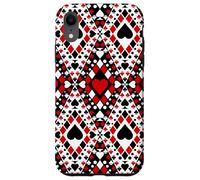 Simboli dei semi delle carte da gioco, modello magico Custodia per iPhone XR