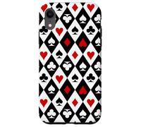 Simboli dei semi delle carte da gioco, modello magico Custodia per iPhone XR