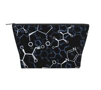 Simboli di chimica chimica, Borsa da toilette Borsa per trucco Borsa per cosmetici Borsa da toilette da viaggio portatile