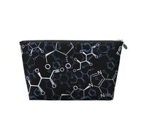 Simboli di chimica chimica, Borsa da toilette Borsa per trucco Borsa per cosmetici Borsa da toilette da viaggio portatile