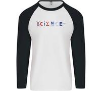 Simboli Di Scienza Fisica Chimica Biologia Uomo T-Shirt L/S