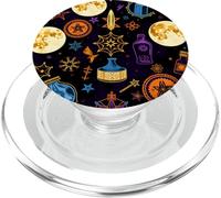 Simboli magici Luna Stelle Pozione Mistica Arte Astratta PopSockets PopGrip per MagSafe