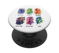 Simboli Reiki Colore Acqua PopSockets PopGrip Adesivo