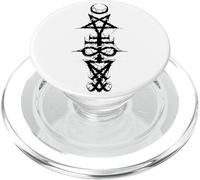 Simboli satanici Sigillo di lucifero pentacolo invertito empio PopSockets PopGrip per MagSafe