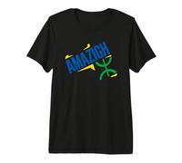 Simbolo Amazigh Yaz Identità berbera Moderna Maglietta Premium