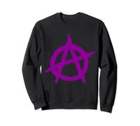 Simbolo anarchico Femminismo Anarchia politica Diritti delle donne Felpa