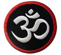 Simbolo buddista Pace interiore Termoadesiva Cucibile Ricamata Toppa