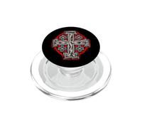 Simbolo cattolico: Croce di Gerusalemme - Deus Vult PopSockets PopGrip per MagSafe