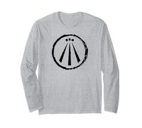 Simbolo Celtico Wiccan pagano di Awen druido Maglia a Manica