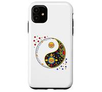 Simbolo colorato segno per tao yin e yang qi gong o tai chi Custodia per iPhone 11