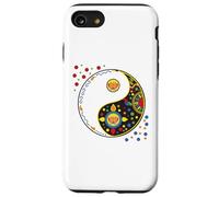 Simbolo colorato segno per tao yin e yang qi gong o tai chi Custodia per iPhone SE (2020) / 7/8
