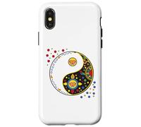 Simbolo colorato segno per tao yin e yang qi gong o tai chi Custodia per iPhone X/XS