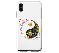 Simbolo colorato segno per tao yin e yang qi gong o tai chi Custodia per iPhone XS Max