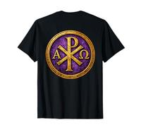 Simbolo Cristiano cattolico Chi Rho Maglietta