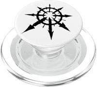 Simbolo del caos, cavaliere di guerra, modello di guerra, fazione del caos PopSockets PopGrip per MagSafe