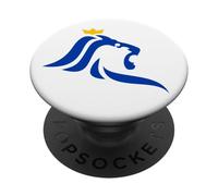 SIMBOLO DEL LEONE CON BANDIERA DELLA CITTÀ DEL LUSSEMB PopSockets PopGrip Adesivo