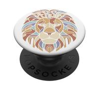 Simbolo del leone della Persia Iran Antico souvenir del patrimonio persiano PopSockets PopGrip Adesivo
