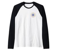 Simbolo del malocchio per Le Donne, Un Design Boho di Protezione Spirituale Maglia con Maniche Raglan