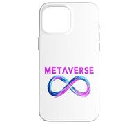 Simbolo del segno del metaverso | Giocatore di realtà virtuale | Giocatore VR Custodia per iPhone 16 Pro Max