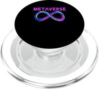 Simbolo del segno del metaverso | Giocatore di realtà virtuale | Giocatore VR PopSockets PopGrip per MagSafe