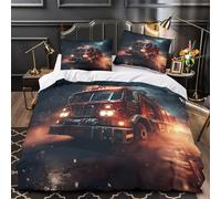 Simbolo della colomba di fuoco Set Di Copripiumino 3 pezzi microfibra stampa di 3D incluso federe con federa per cuscini stile_arte_spirituale copripiumino for adulti e ragazze King（220x240cm）