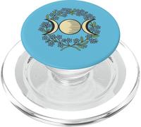 Simbolo della dea tripla dei fiori della luna tripla PopSockets PopGrip per MagSafe