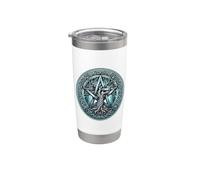 Simbolo della strega Wicca Wiccan Capodanno pagano Benedetto Samhain Bicchiere termico in acciaio inox doppia parete