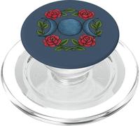 Simbolo della triplice luna rosa della dea tripla PopSockets PopGrip per MagSafe