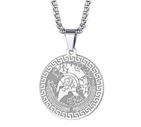 Simbolo dell'antico dio greco della guerra, collana Ares per uomo donna e donna, ciondolo commemorativo della guerra greca con ciondolo a forma di amuleto