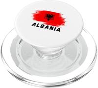 Simbolo dell'aquila a doppia testa della bandiera rossa dell'Albania PopSockets PopGrip per MagSafe