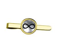 Simbolo Dell'Infinito Metallico Fermacravatta